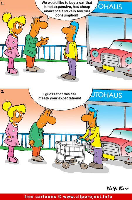 Car salesman cartoon free