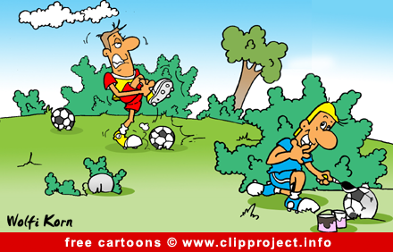 Free cartoon soccer