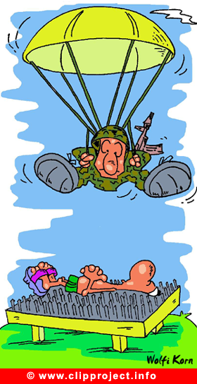 Parachutist Cartoon free download
