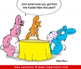 Easter bunny cartoon - Free animals cartoons