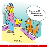 Kangaroo cartoon - Animals cartoons for free
