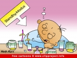 Free Party Cartoon - Drank Man