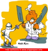 Fencing Cartoon - Free Sport Cartoons