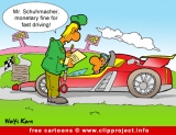 Formula 1 Cartoon - Sport Cartoon for free